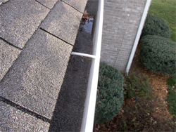 gutter with gravel inside